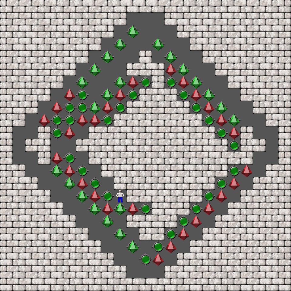 Sokoban Grig Challenge Variation level 5